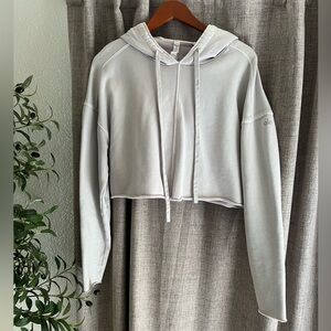 ALO Yoga Cropped Fleece Hoodie
